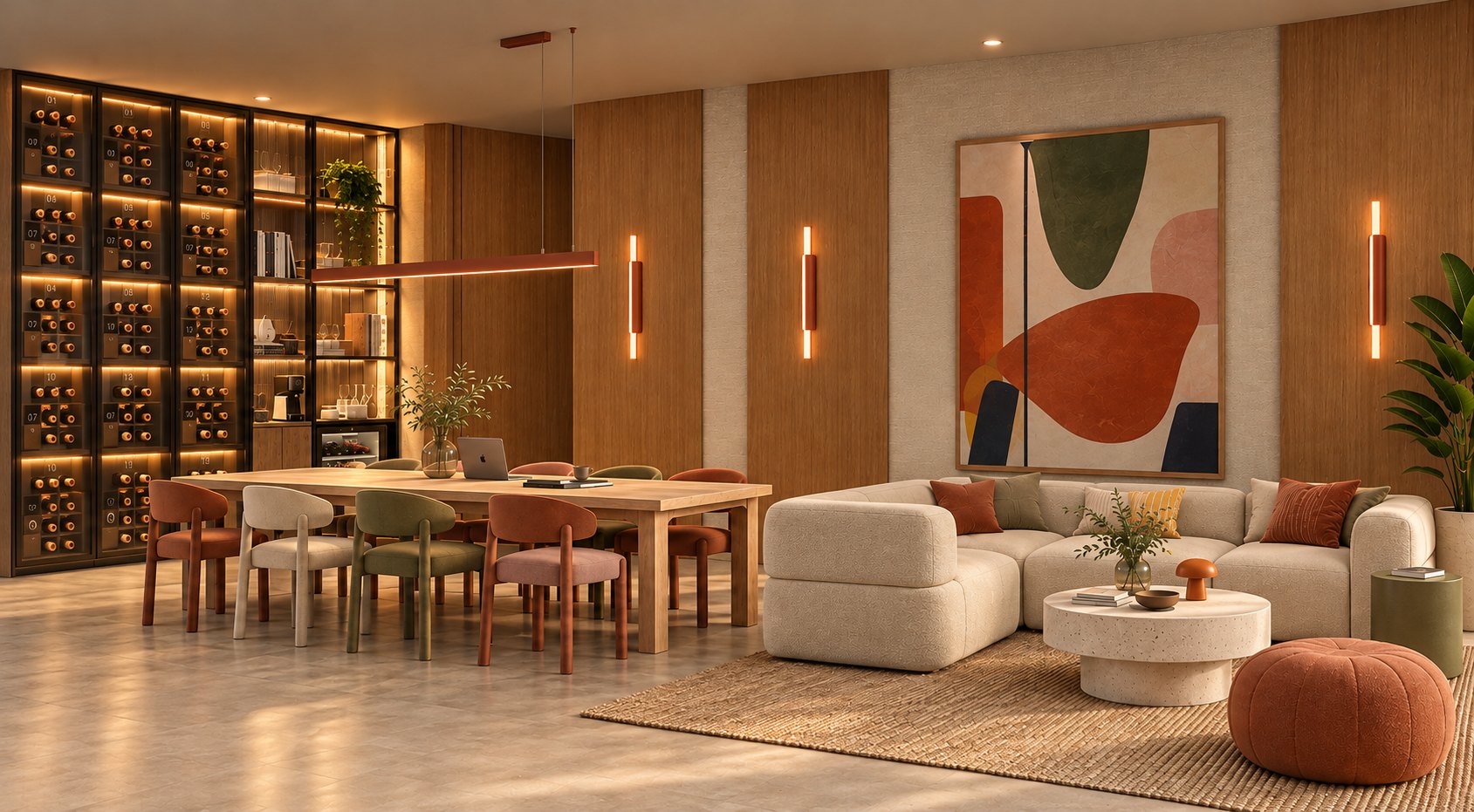 Comedor y salón